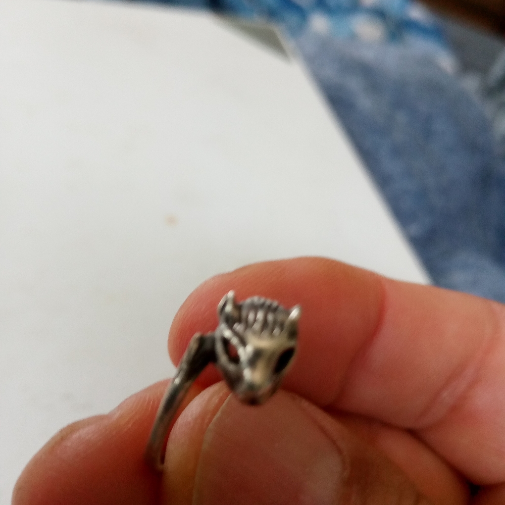 Silver Cat Ring - Picture 2 of 5
